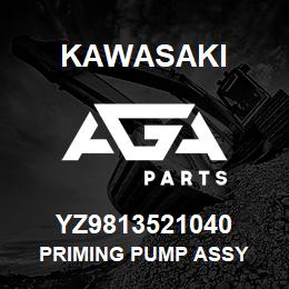 YZ9813521040 Kawasaki PRIMING PUMP ASSY | AGA Parts