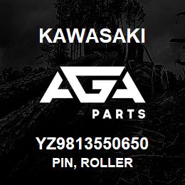 YZ9813550650 Kawasaki PIN, ROLLER | AGA Parts