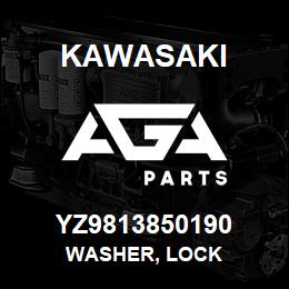 YZ9813850190 Kawasaki WASHER, LOCK | AGA Parts