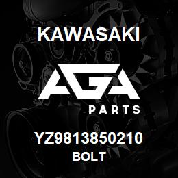 YZ9813850210 Kawasaki BOLT | AGA Parts