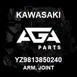 YZ9813850240 Kawasaki ARM, JOINT | AGA Parts