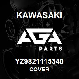 YZ9821115340 Kawasaki COVER | AGA Parts