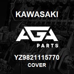 YZ9821115770 Kawasaki COVER | AGA Parts