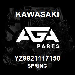 YZ9821117150 Kawasaki SPRING | AGA Parts