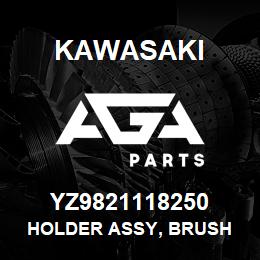 YZ9821118250 Kawasaki HOLDER ASSY, BRUSH | AGA Parts