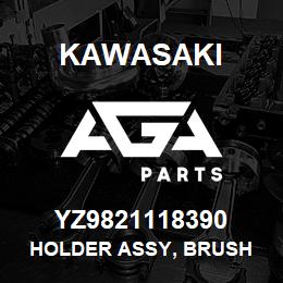 YZ9821118390 Kawasaki HOLDER ASSY, BRUSH | AGA Parts