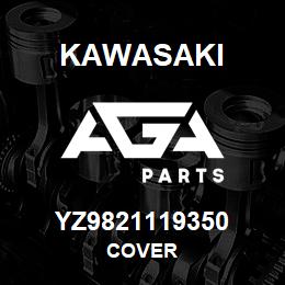 YZ9821119350 Kawasaki COVER | AGA Parts