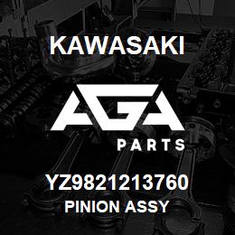 YZ9821213760 Kawasaki PINION ASSY | AGA Parts