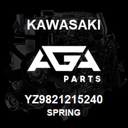 YZ9821215240 Kawasaki SPRING | AGA Parts