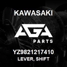 YZ9821217410 Kawasaki LEVER, SHIFT | AGA Parts