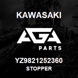 YZ9821252360 Kawasaki STOPPER | AGA Parts