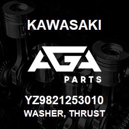 YZ9821253010 Kawasaki WASHER, THRUST | AGA Parts