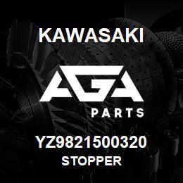 YZ9821500320 Kawasaki STOPPER | AGA Parts