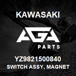 YZ9821500840 Kawasaki SWITCH ASSY, MAGNET | AGA Parts