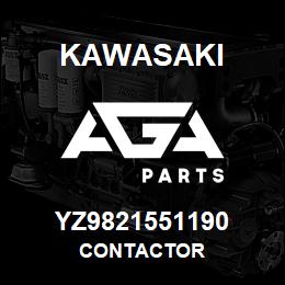 YZ9821551190 Kawasaki CONTACTOR | AGA Parts