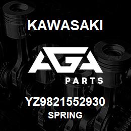 YZ9821552930 Kawasaki SPRING | AGA Parts