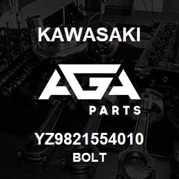 YZ9821554010 Kawasaki BOLT | AGA Parts