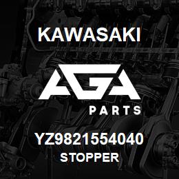 YZ9821554040 Kawasaki STOPPER | AGA Parts