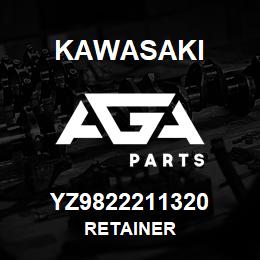 YZ9822211320 Kawasaki RETAINER | AGA Parts