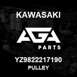 YZ9822217190 Kawasaki PULLEY | AGA Parts