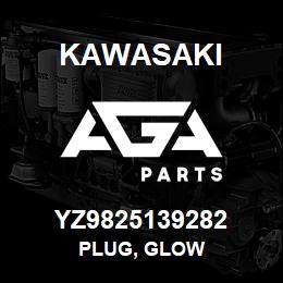 YZ9825139282 Kawasaki PLUG, GLOW | AGA Parts