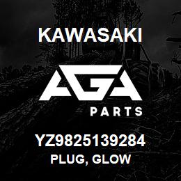 YZ9825139284 Kawasaki PLUG, GLOW | AGA Parts