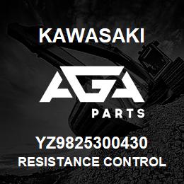 YZ9825300430 Kawasaki RESISTANCE CONTROL | AGA Parts