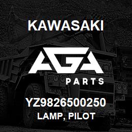 YZ9826500250 Kawasaki LAMP, PILOT | AGA Parts