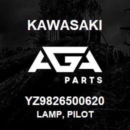 YZ9826500620 Kawasaki LAMP, PILOT | AGA Parts