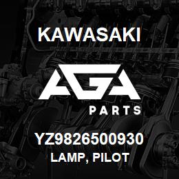 YZ9826500930 Kawasaki LAMP, PILOT | AGA Parts