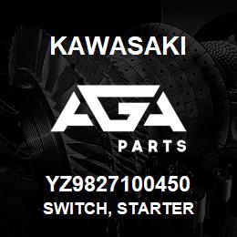 YZ9827100450 Kawasaki SWITCH, STARTER | AGA Parts