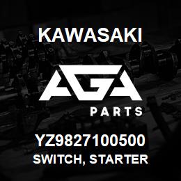 YZ9827100500 Kawasaki SWITCH, STARTER | AGA Parts