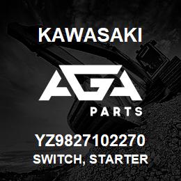 YZ9827102270 Kawasaki SWITCH, STARTER | AGA Parts