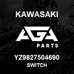 YZ9827504690 Kawasaki SWITCH | AGA Parts