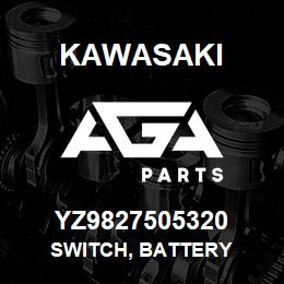 YZ9827505320 Kawasaki SWITCH, BATTERY | AGA Parts