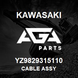 YZ9829315110 Kawasaki CABLE ASSY | AGA Parts