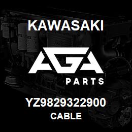 YZ9829322900 Kawasaki CABLE | AGA Parts