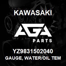 YZ9831502040 Kawasaki GAUGE, WATER/OIL TEMP | AGA Parts