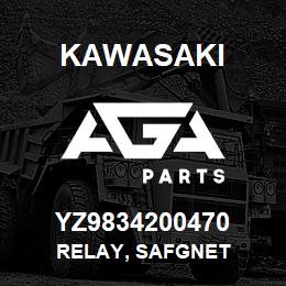 YZ9834200470 Kawasaki RELAY, SAFGNET | AGA Parts