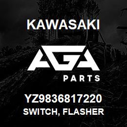 YZ9836817220 Kawasaki SWITCH, FLASHER | AGA Parts