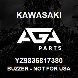 YZ9836817380 Kawasaki BUZZER - NOT FOR USA | AGA Parts