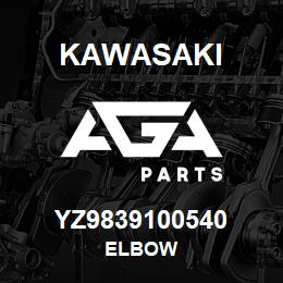 YZ9839100540 Kawasaki ELBOW | AGA Parts