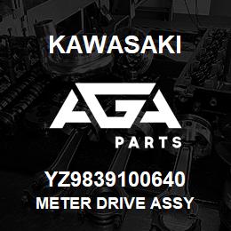 YZ9839100640 Kawasaki METER DRIVE ASSY | AGA Parts