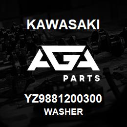 YZ9881200300 Kawasaki WASHER | AGA Parts