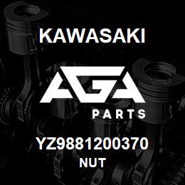 YZ9881200370 Kawasaki NUT | AGA Parts