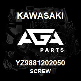 YZ9881202050 Kawasaki SCREW | AGA Parts