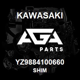 YZ9884100660 Kawasaki SHIM | AGA Parts