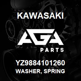 YZ9884101260 Kawasaki WASHER, SPRING | AGA Parts