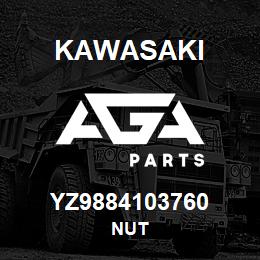 YZ9884103760 Kawasaki NUT | AGA Parts