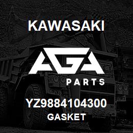 YZ9884104300 Kawasaki GASKET | AGA Parts